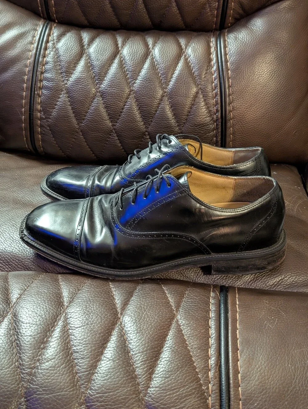 Rockport Men's Cap-Toe Oxford With Brouging Size 11M